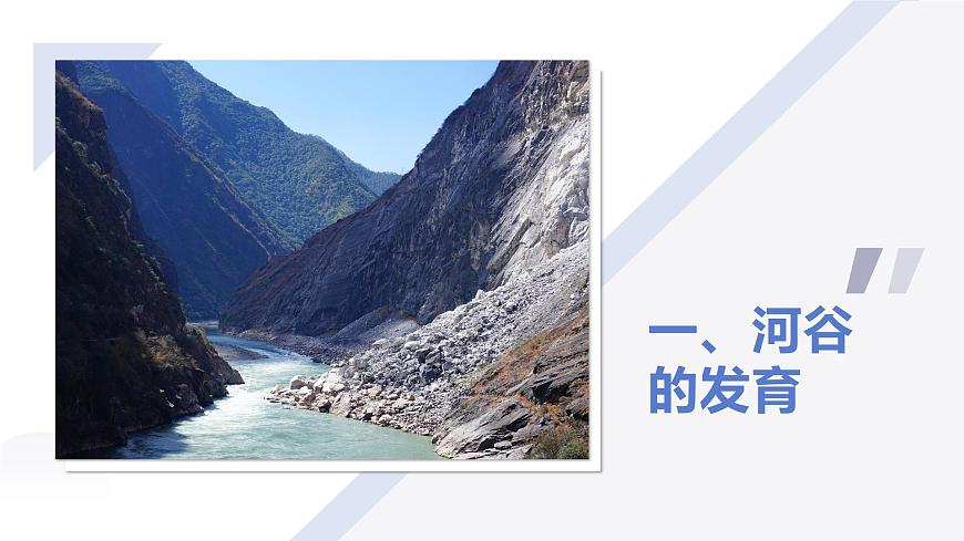 人教版2025高中地理选择性必修一2.3河流地貌的发育 课件第4页