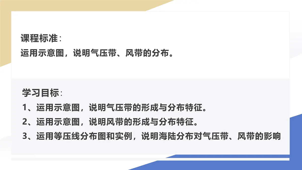 人教版2025高中地理选择性必修一3.2气压带和风带 课件第2页