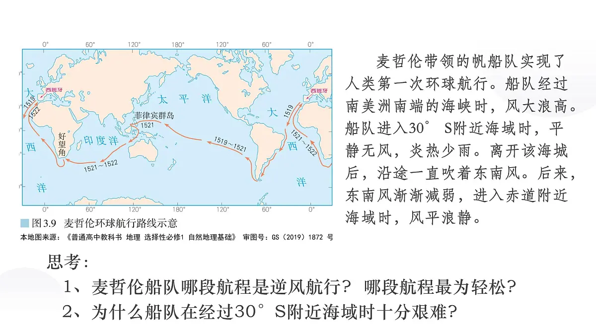 人教版2025高中地理选择性必修一3.2气压带和风带 课件第3页