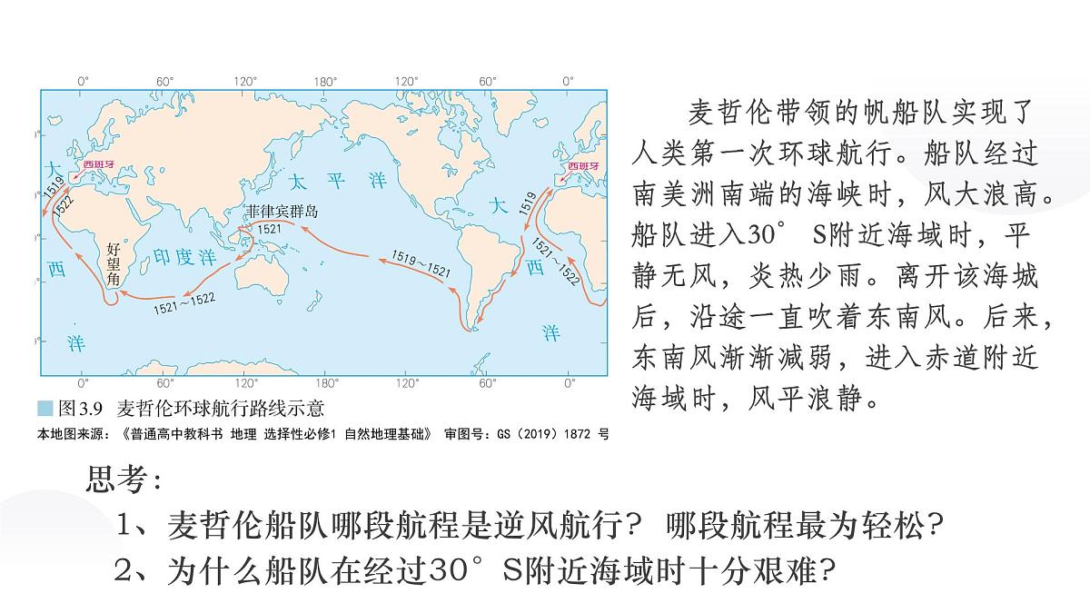 人教版2025高中地理选择性必修一3.2气压带和风带 课件第3页