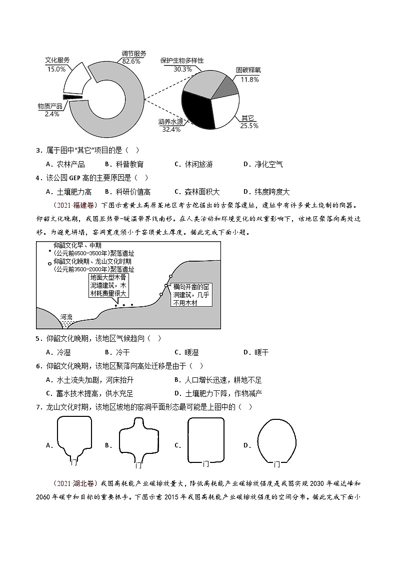 专题16 资源、环境与国家安全 - 十年（2014-2023）高考地理真题分项汇编（学生卷）第2页