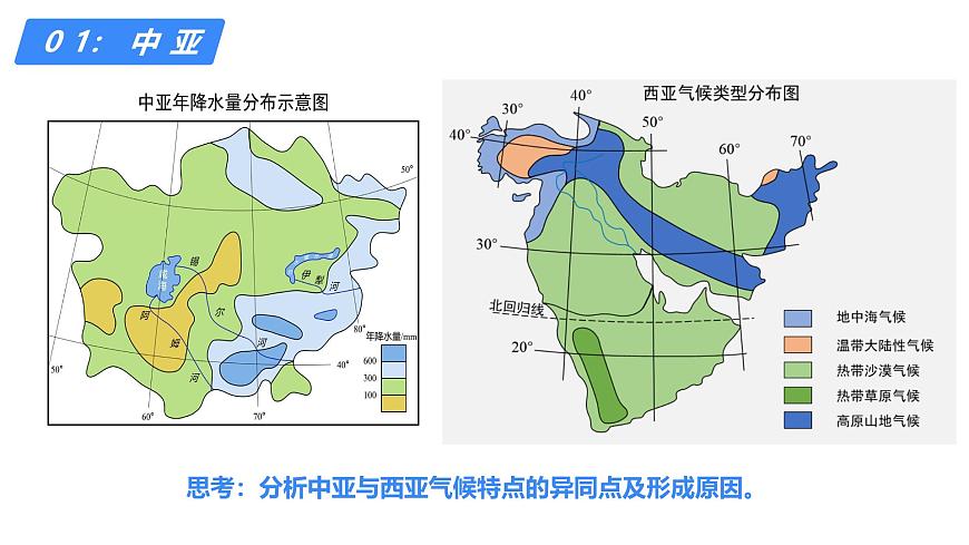 2025年高中地理专题复习47.世界地理分区中亚、西亚 课件第5页