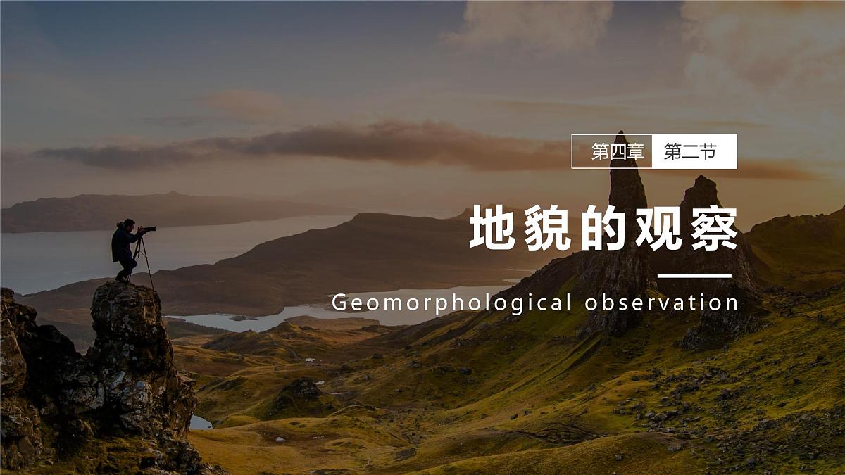 人教版2025高中地理必修一4.2地貌的观察 课件第2页