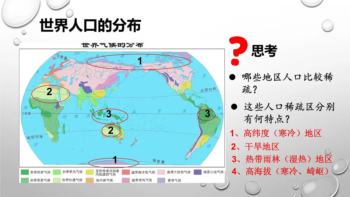 人教版高中地理 必修 第二册 1-1《人口分布》课件第6页