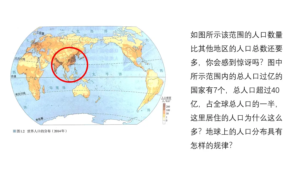 人教版高中地理 必修 第二册 1-1《人口分布》课件第2页