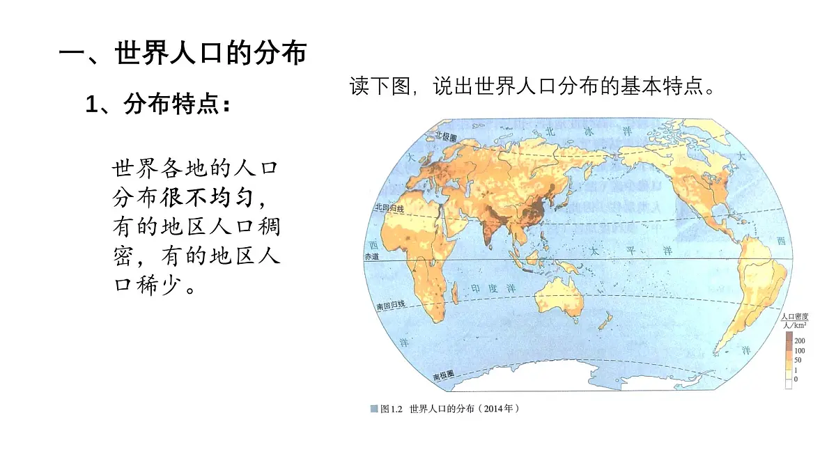 人教版高中地理 必修 第二册 1-1《人口分布》课件第7页