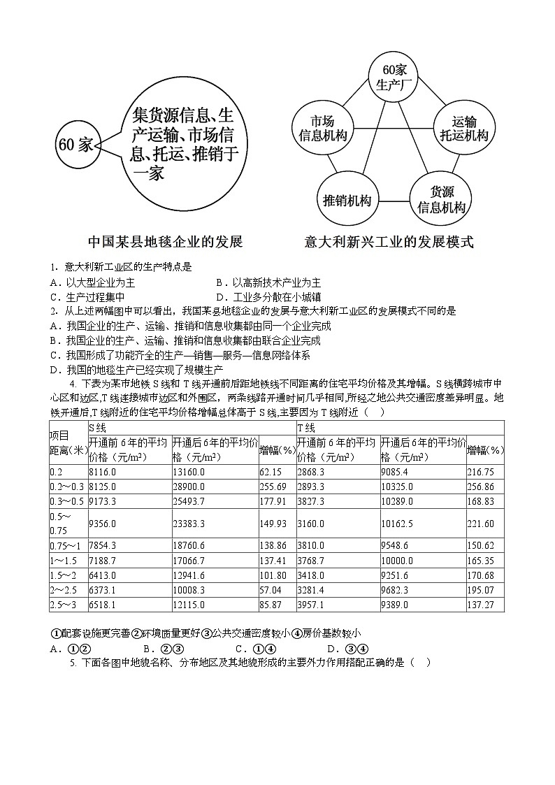 邵阳市武冈市2024-2025学年高二上学期期末地理试卷第2页