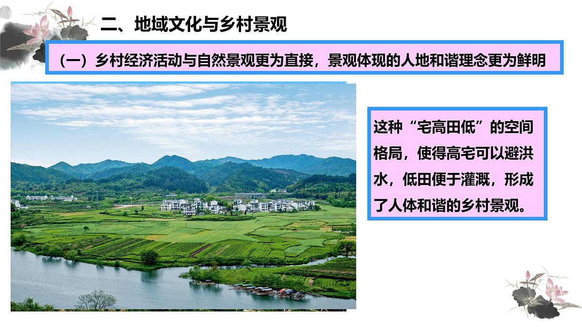 人教版高中地理必修 第二册 2-3《地域文化与城乡景观》课件第6页