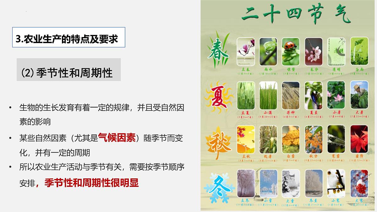 人教版高中地理必修 第二册 3-1农业区位因素及其变化 课件第7页
