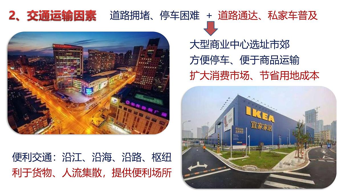 人教版高中地理必修 第二册 3-3服务业区位因素及其变化 课件第7页