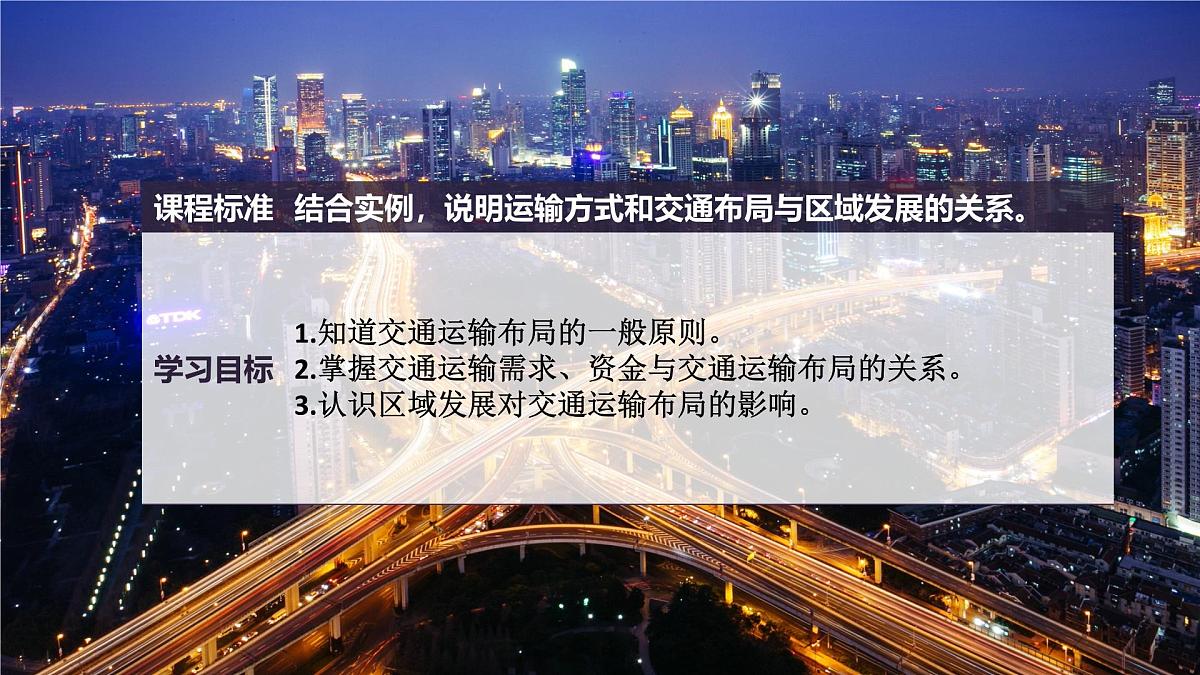 人教版高中地理必修 第二册 4-1区域发展对交通运输布局的影响 课件第3页
