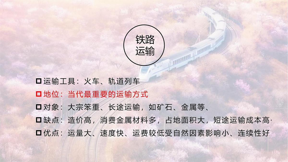 人教版高中地理必修 第二册 4-1《区域发展对交通运输布局的影响》课件第7页