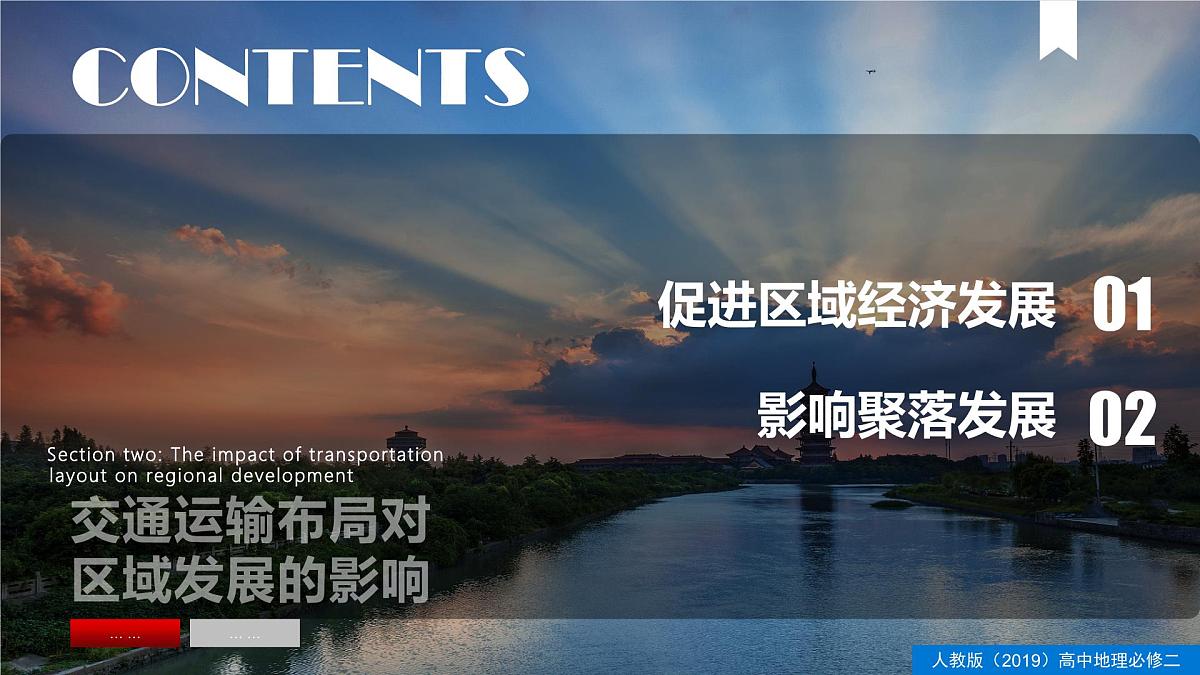 人教版高中地理必修 第二册 4-2交通运输布局对区域发展的影响 课件第3页