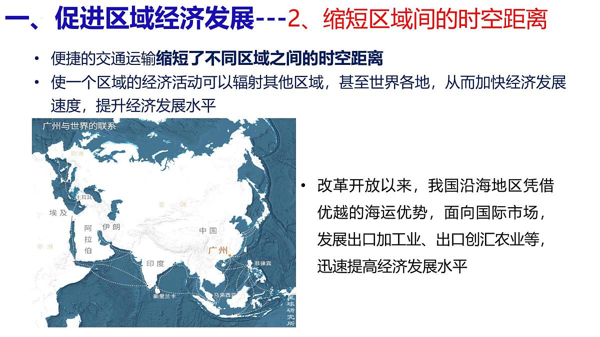 人教版高中地理必修 第二册 4-2交通运输布局对区域发展的影响 课件第7页