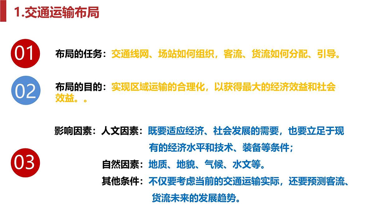 人教版高中地理 必修 第二册 第四章交通运输布局与区域发展单元复习课件第6页