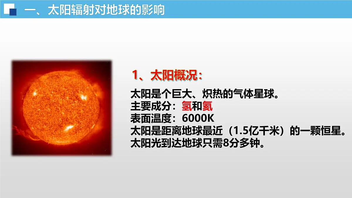人教版高中地理 必修 第一册 1-2《太阳对地球的影响》课件第3页
