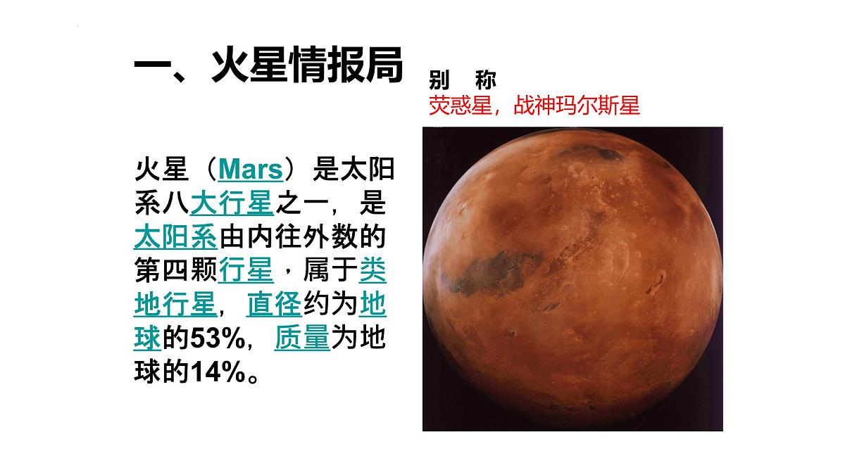 人教版高中地理 必修 第一册 第一章《问题探究：火星基地应该是什么样子》课件第2页