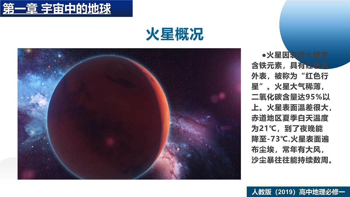 人教版高中地理 必修 第一册 第一章【教学课件】《问题研究：火星基地应该是什么样子》第5页