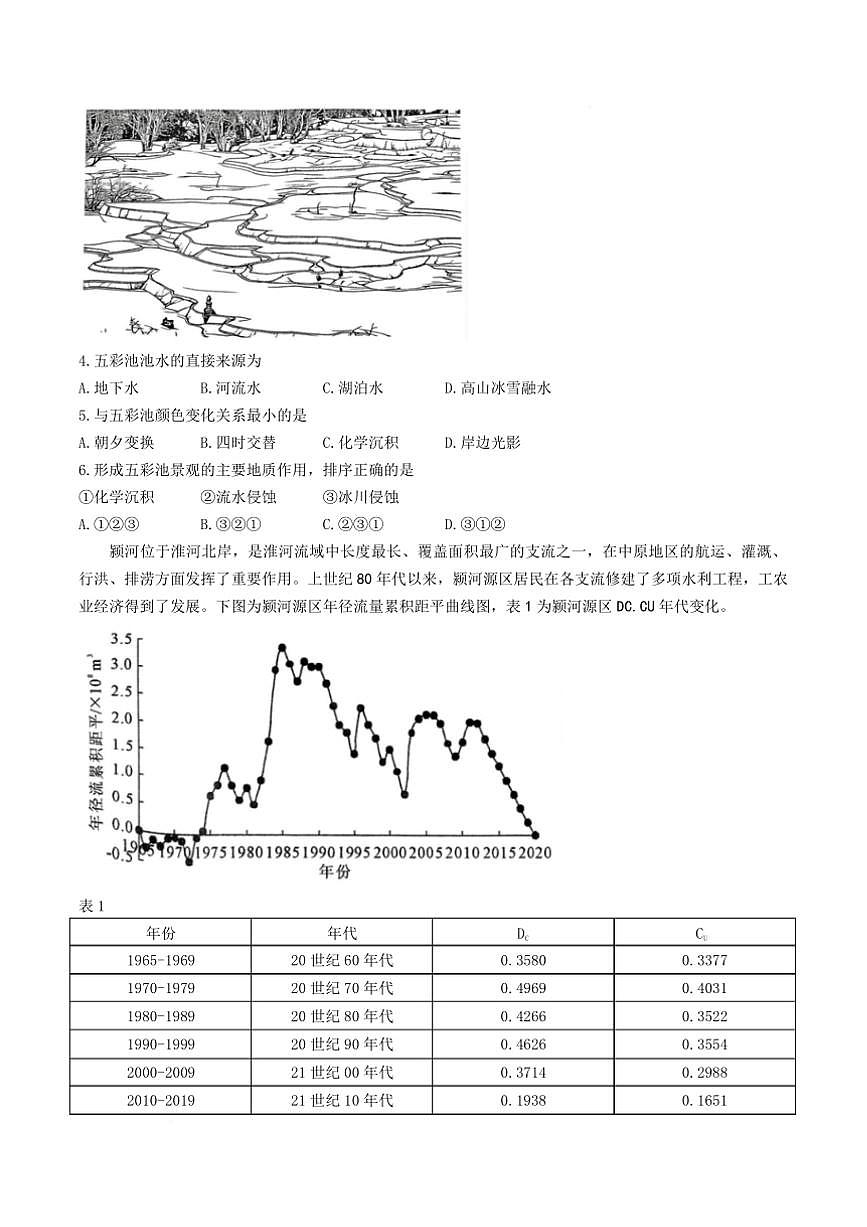 2024～2025学年河南省许昌市高二上1月期末考试地理试卷(含答案)第3页