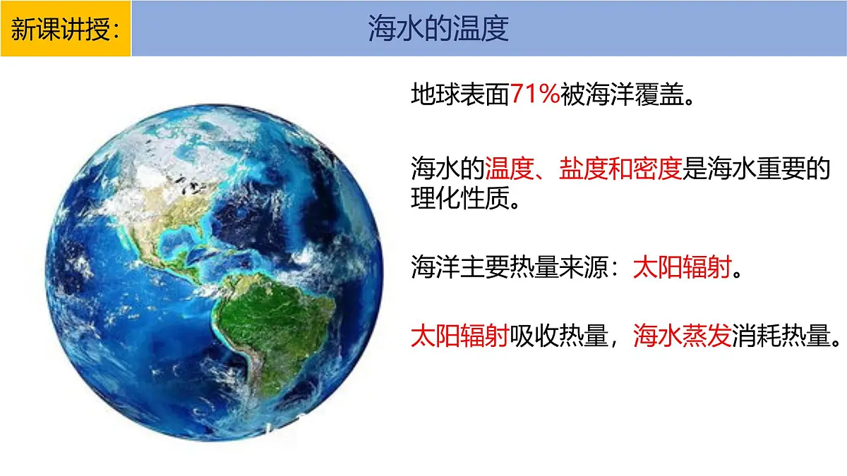 人教版高中地理必修 第一册 3-2《海水的性质》课件第5页