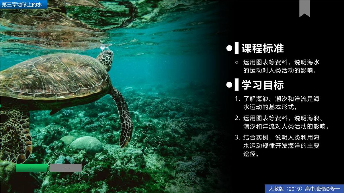 人教版高中地理必修 第一册 3-3《海水的运动》课件第2页