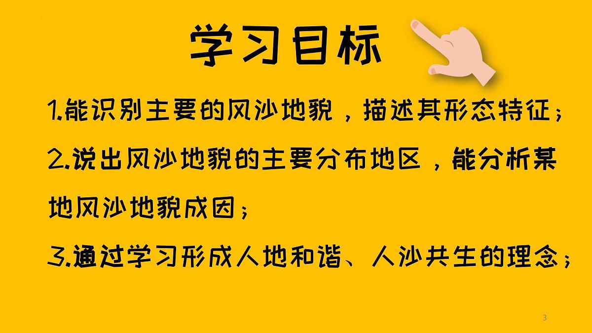 人教版高中地理必修 第一册 4-1《常见地貌类型-风沙地貌与海岸地貌》课件第3页