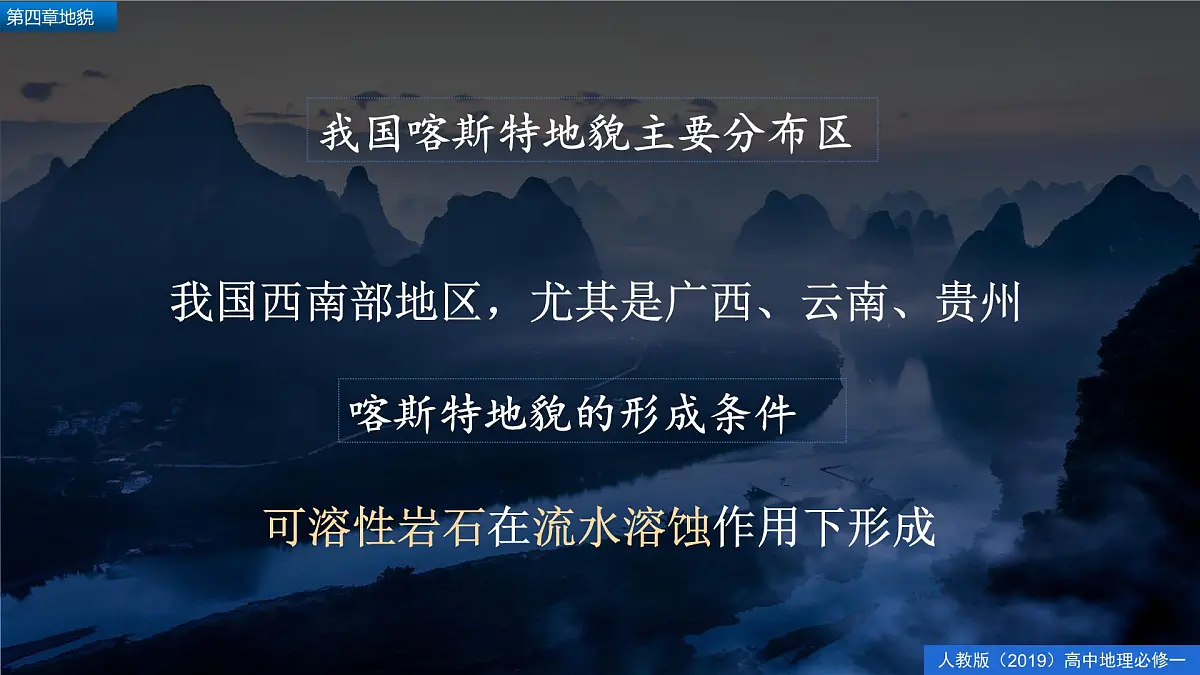 人教版高中地理必修 第一册 第四章《问题研究：如何提升我国西南喀斯特峰丛山地的经济发展水平》课件第3页