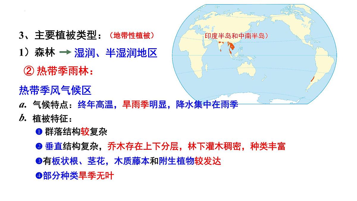 人教版高中地理必修 第一册 5-1《植被》课件第8页