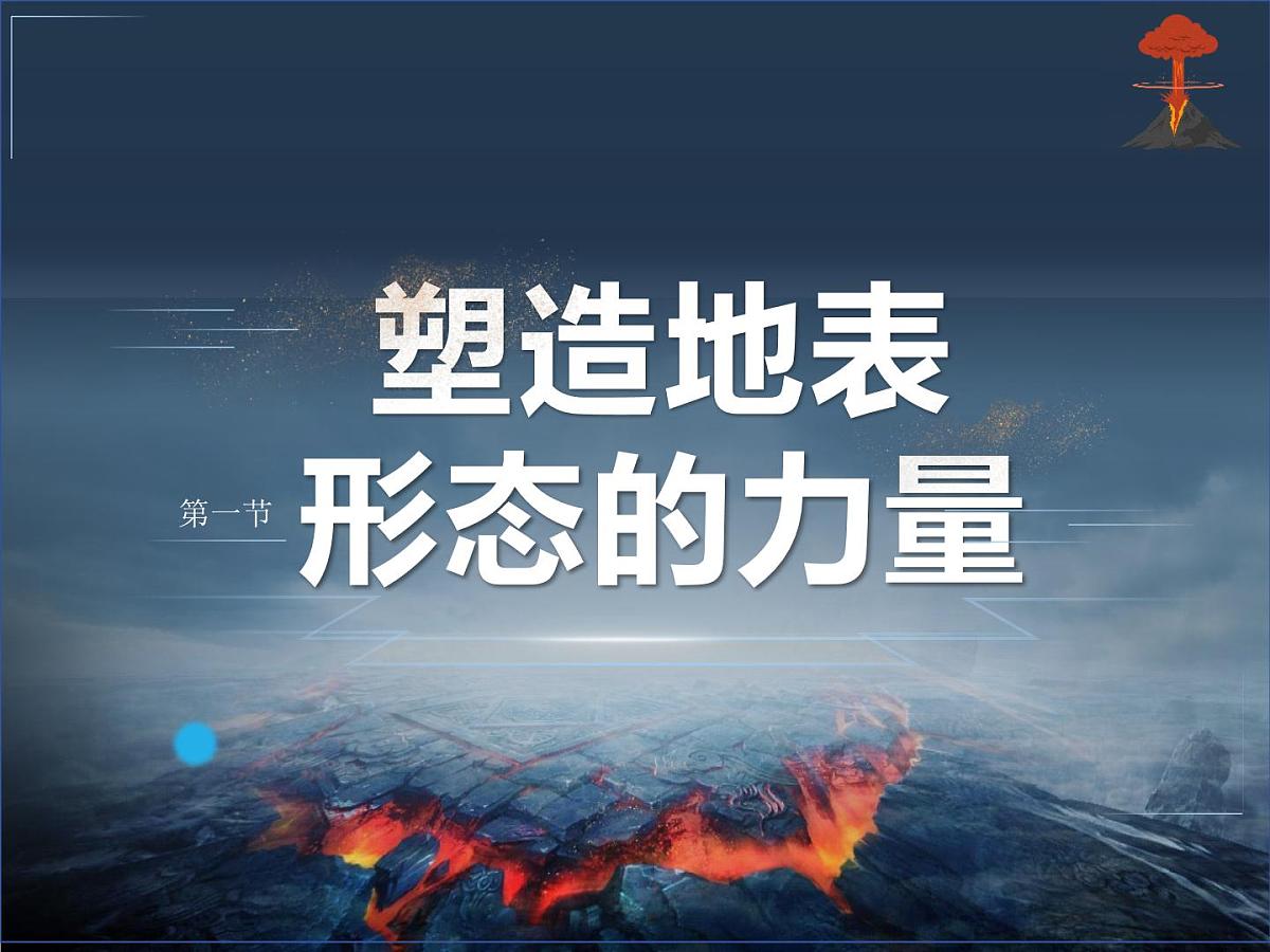 高中地理人教版（2019）选择性必修1 2.1塑造地表形态的力量课件第1页