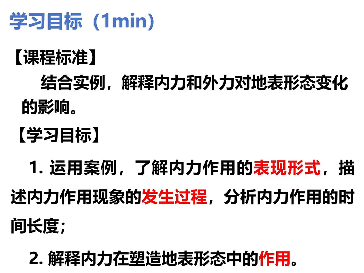 高中地理人教版（2019）选择性必修1 2.1塑造地表形态的力量课件第4页