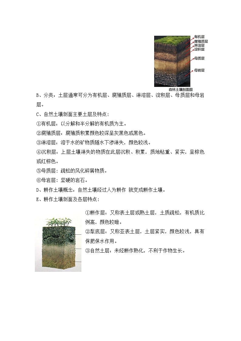 人教版高中地理必修 第一册 5-2《土壤》课前导学案第2页