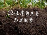 人教版高中地理必修 第一册 5-2《土壤-土壤的主要形成因素》课件