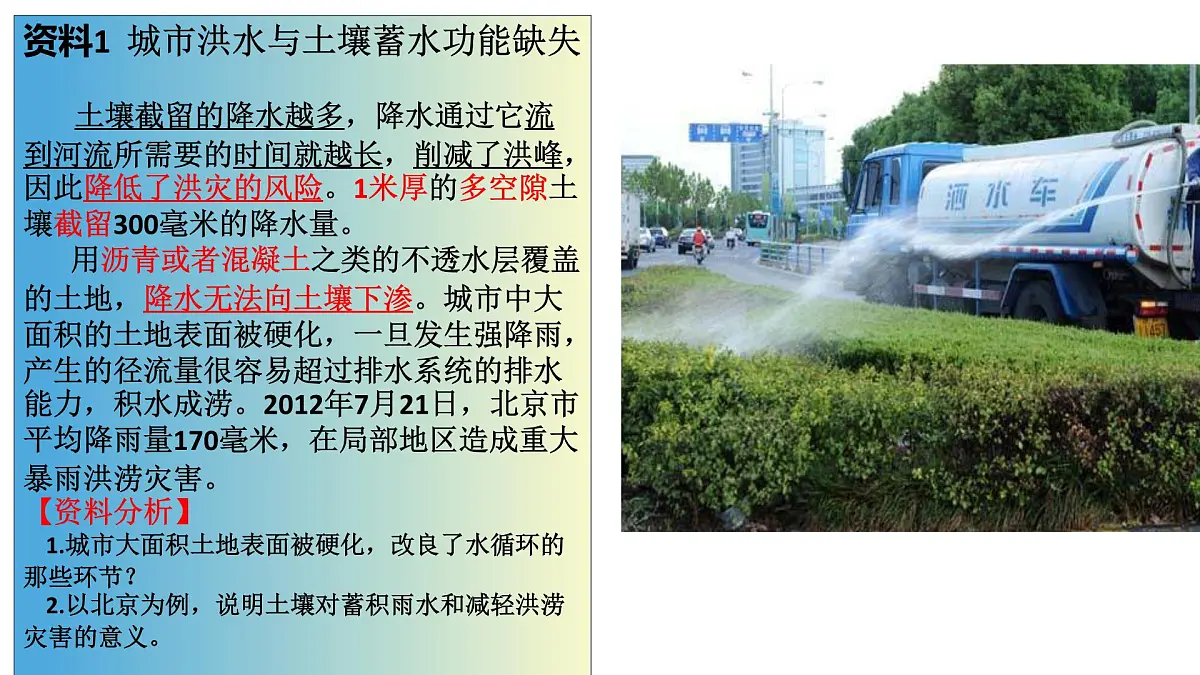 人教版高中地理必修 第一册 第五章《问题研究：如何让城市不再“看海”》课件第4页