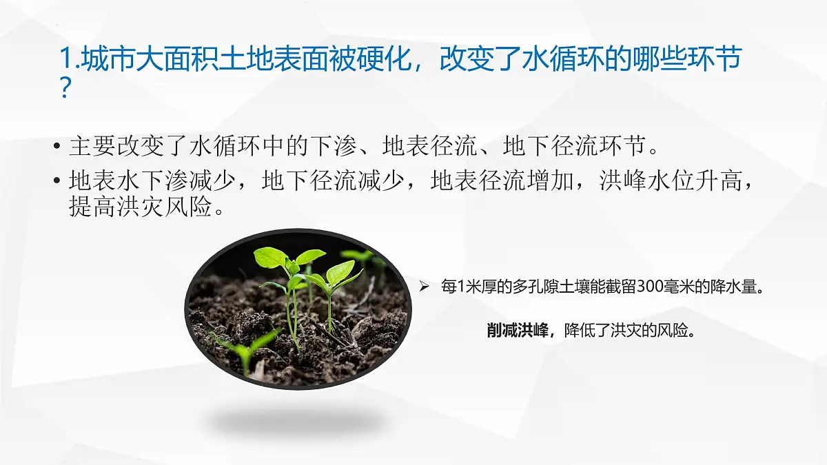 人教版高中地理必修 第一册 第五章《问题研究：如何让城市不再“看海”》课件第6页