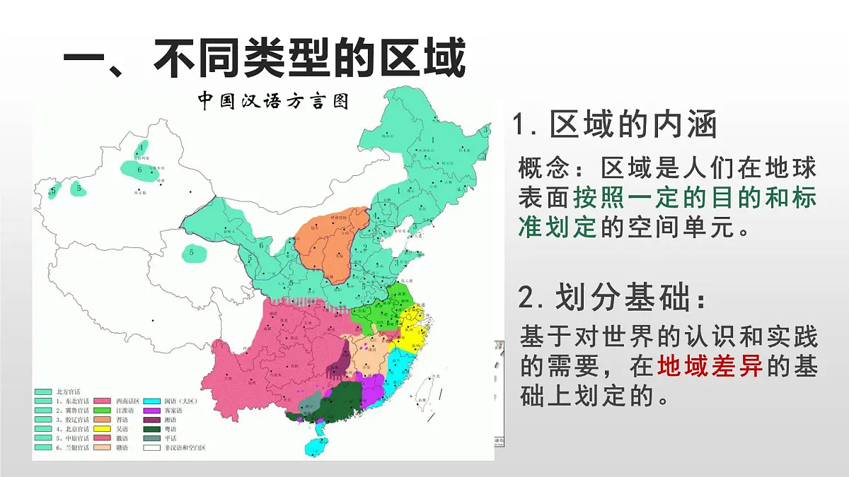 人教版高中地理选择性必修2 1-1《多种多样的区域》课件第3页