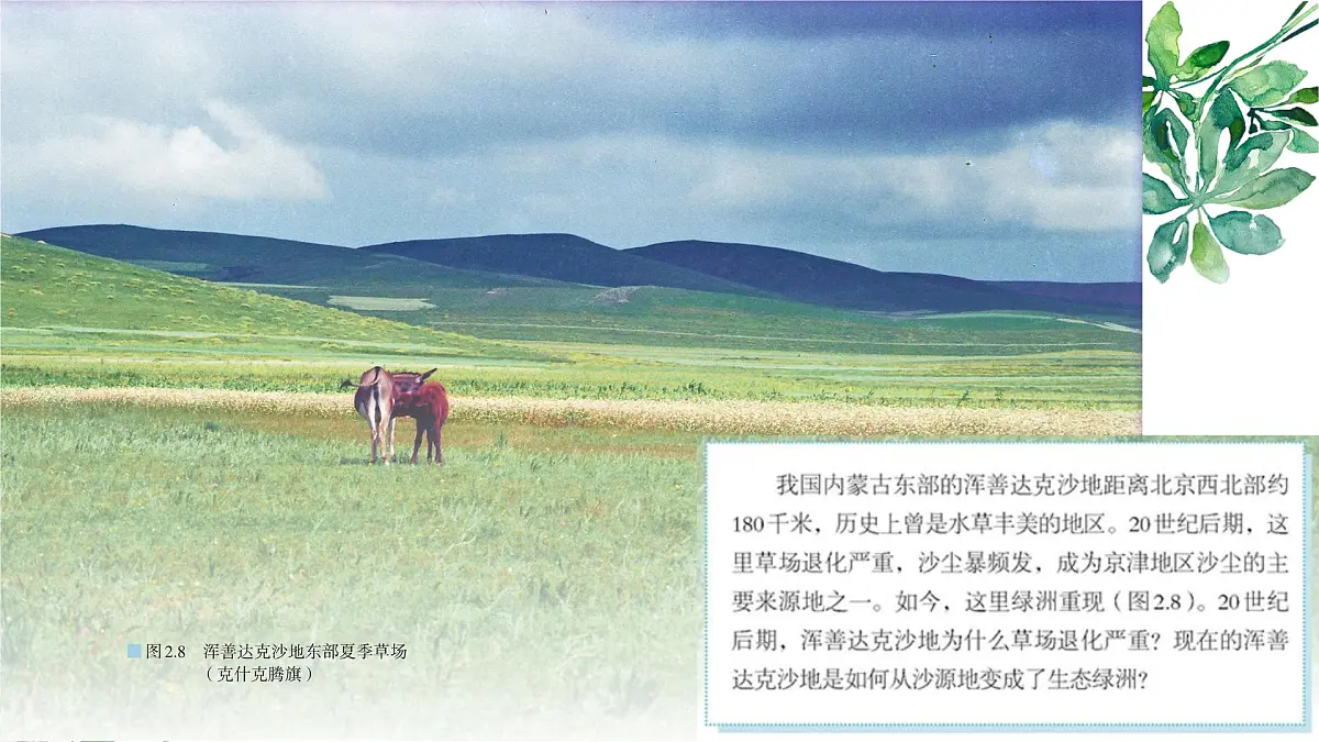 人教版高中地理选择性必修2 2-2课件《生态脆弱区的综合治理》第1页