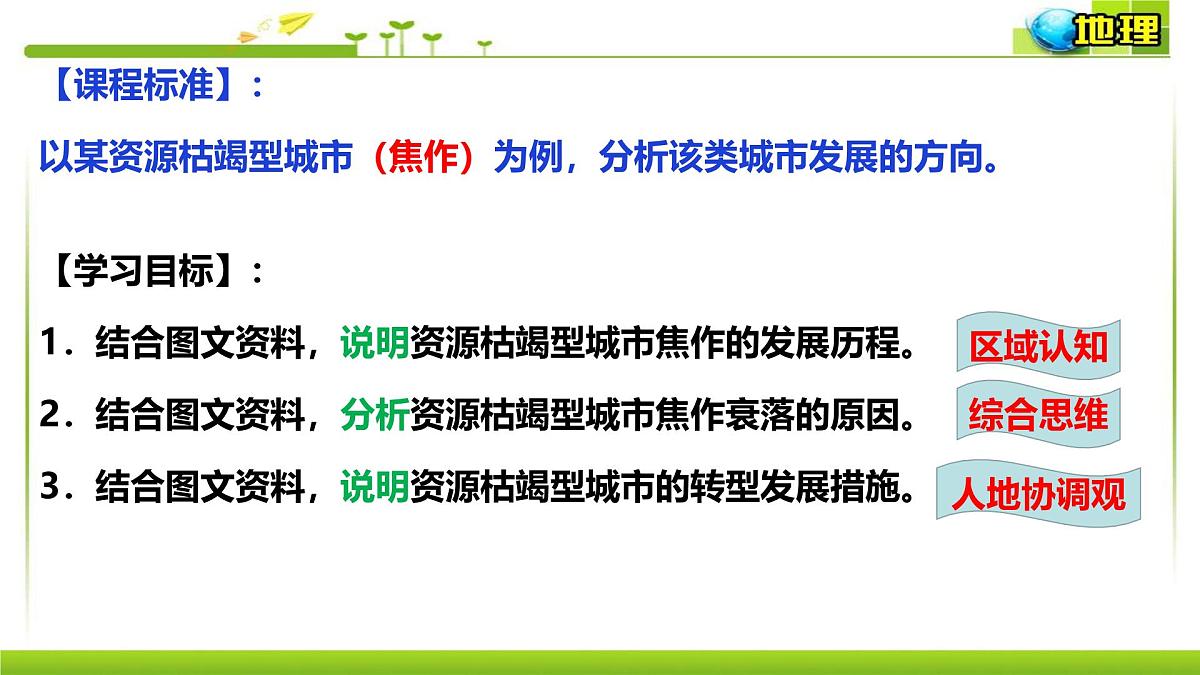人教版高中地理选择性必修2  2-3《资源枯竭型城市的转型发展》课件第4页