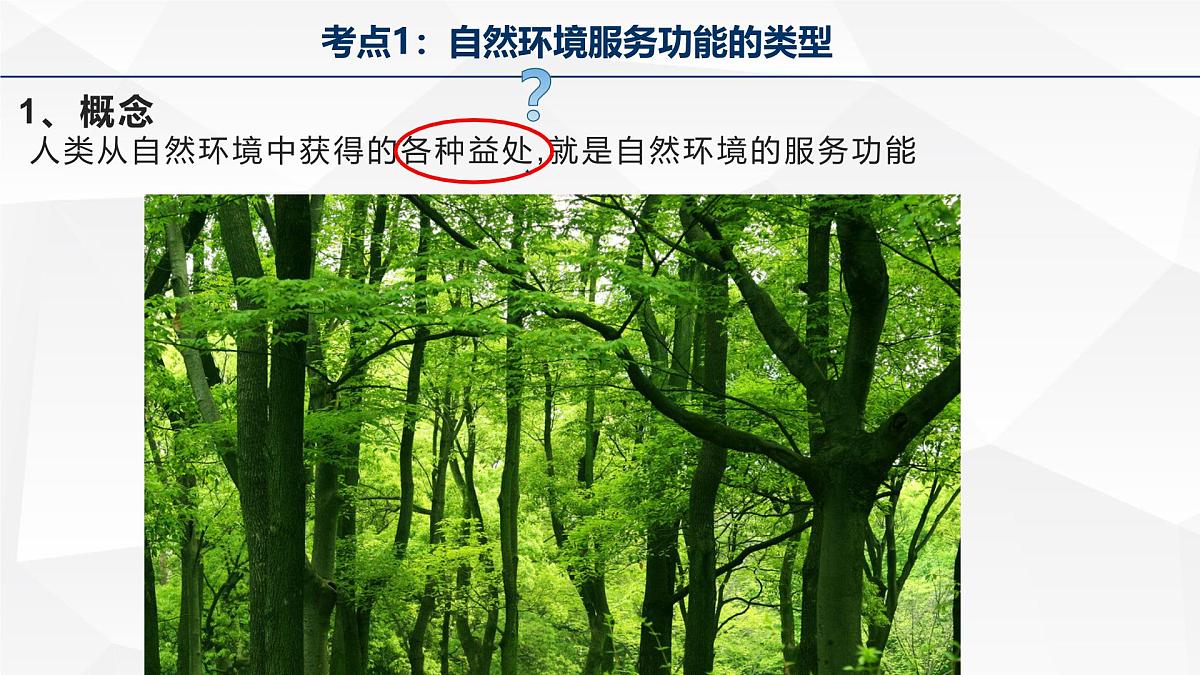 人教版高中地理选择性必修3 1-1《自然环境的服务功能》课件第4页