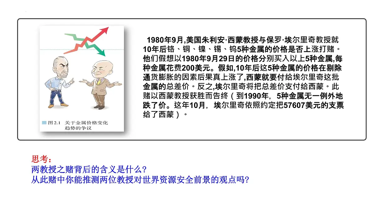 人教版高中地理选择性必修3 2-1资源安全对国家安全的影响 教学课件第3页