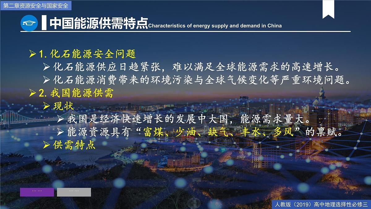 人教版高中地理选择性必修3 2-1《中国的能源安全》课件第6页