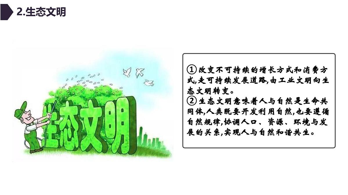 人教版高中地理 选择性必修3 4-1《走向生态文明》课件第8页