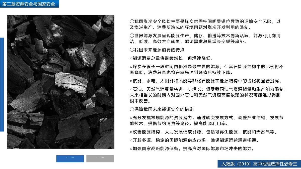 人教版高中地理 选择性必修3 第二章复习课件-资源安全与国家安全第7页