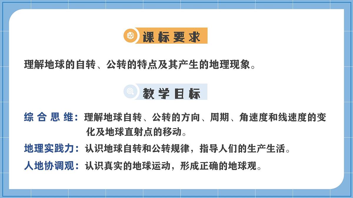 人教版高中地理 选择性必修1 1-1《地球的自转和公转》教学课件第2页