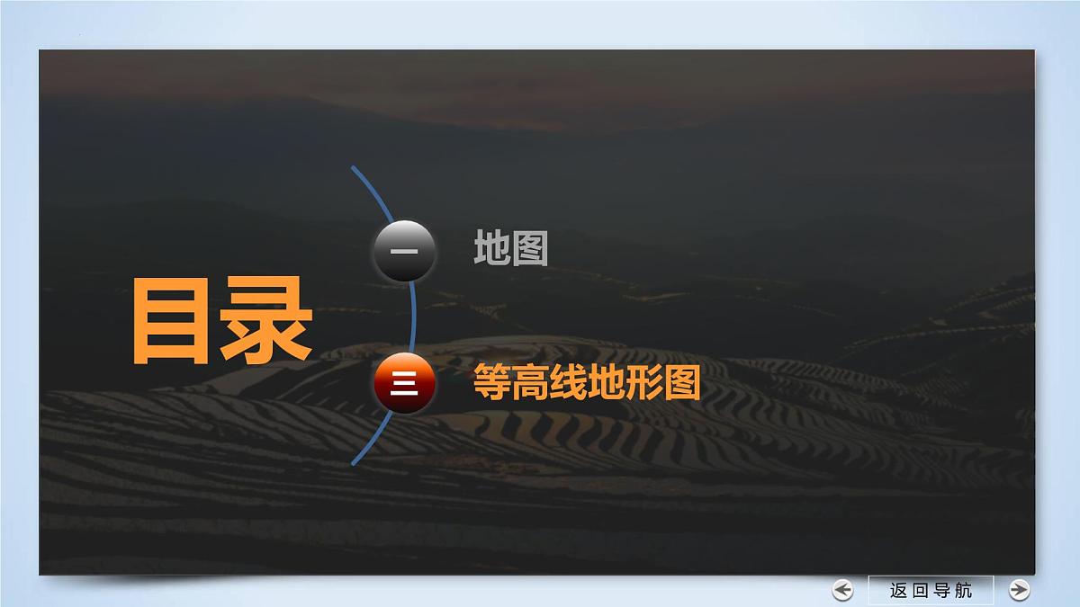 人教版高中地理 选择性必修1 第二章地图和等高线地形图（第2课时等高线基本特征及判读）课件第6页
