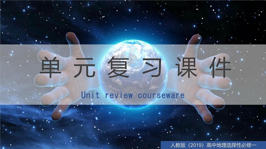 人教版高中地理 选择性必修1第一章地球的运动（单元复习课件）第1页