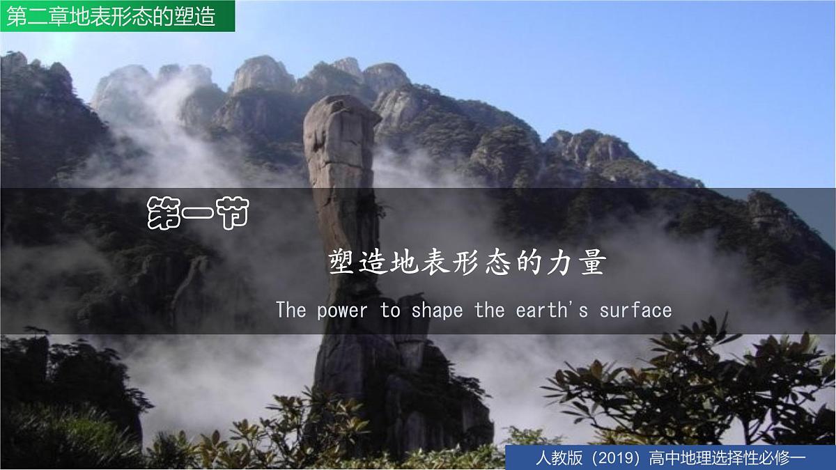 人教版高中地理 选择性必修1 2-1塑造地表形态的力量-课件第4页