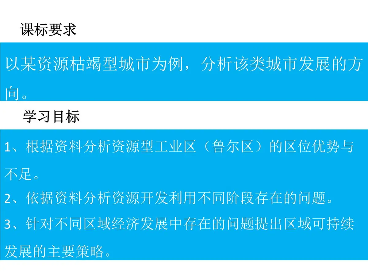 人教版高中地理选择性必修2 2-3课件《资源枯竭地区的发展》第3页