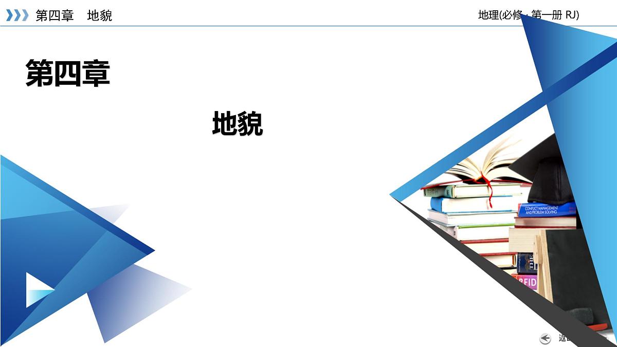 人教版高中地理必修 第一册 第四章《地貌》章末整合提升课件第1页