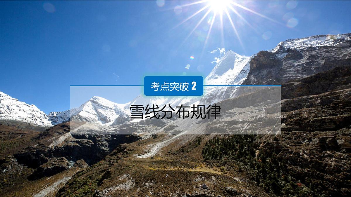 人教版高中地理选择性必修1 第五章复习课件-雪线第6页