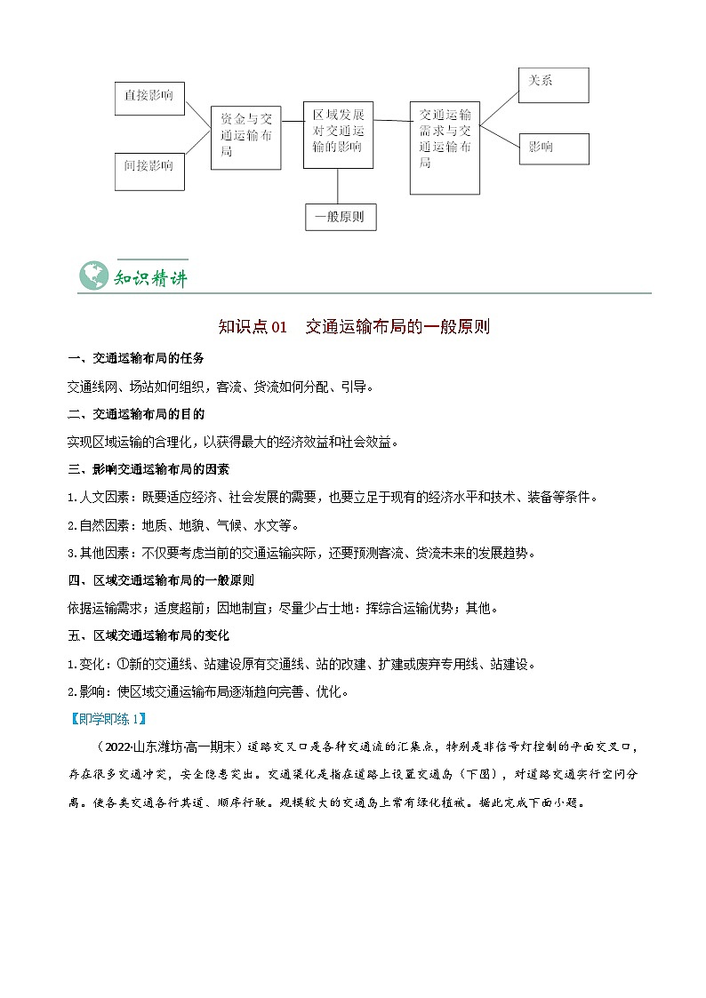 4.1 区域发展对交通运输布局的影响（教师版）-人教版高中地理同步精品讲义（必修二）第3页